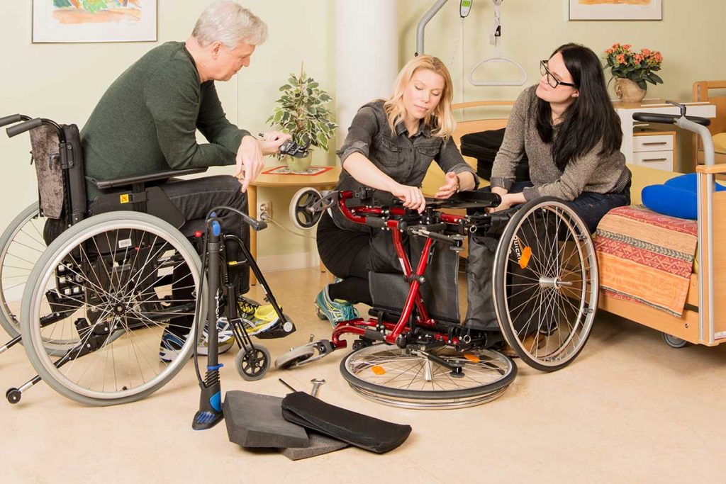 Ergonomiska aspekter - anpassning av rullstol