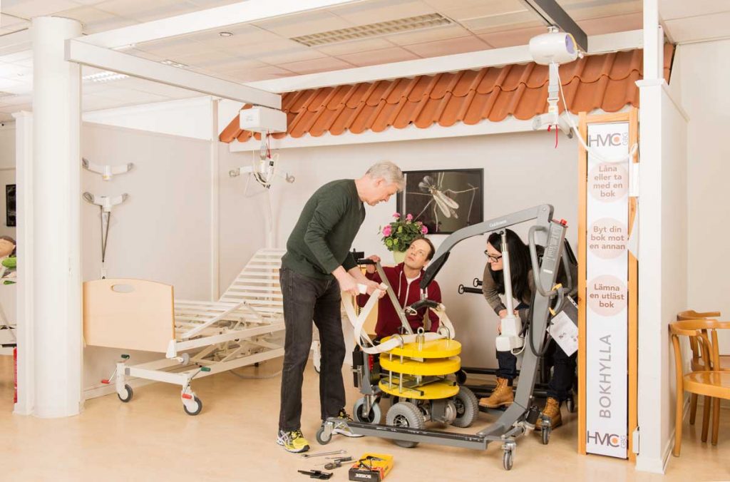 Besiktning av personlyftar och vårdsängar